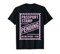 Vintage Machu Picchu Passport Stamp for Adventure Lovers T-Shirt
