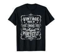 Vintage Made In 1956 68 Years Old 68th Birthday Gifts Men T-Shirt