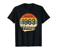 Vintage Made in 1963 Retro Classic - 62nd Birthday Men Women T-Shirt