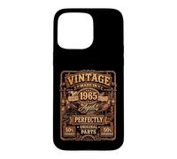 Vintage Made In 1965 Western Train Born in 1965 Birthday Case for iPhone 15 Pro Max