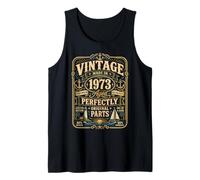 Vintage Made in 1973 Nautical Sailing Boat 53rd Birthday Men Tank Top