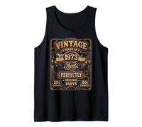Vintage Made in 1973 Western Train Born in 1973 Birthday Tank Top
