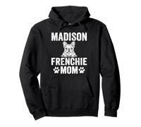 Vintage Madison Frenchie Mom French Bulldog Dog Lover Mama Pullover Hoodie