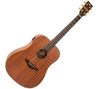 Vintage VE400MH Dreadnought Electro Acoustic Natural