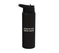 Vintage Make My Arm Great Again Funny Surgery Recovery Stainless Steel Insulated Water Bottle