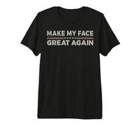 Vintage Make My Face Great Again Plastic Surgery Humor Funny Premium T-Shirt
