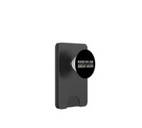 Vintage Make My Job Great Again Sarcastic Humor Funny Slogan PopSockets PopWallet for MagSafe
