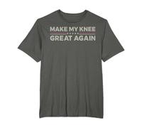 Vintage Make My Knee Great Again Funny Surgery Recovery T-Shirt