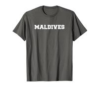 Vintage Maldives T-Shirt, Men, Asphalt Grey, Medium