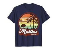 Vintage Malibu California Beach Souvenir CA Travel Vacation T-Shirt