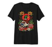 Vintage Mallard Duck Bird Tattoo Style Birdwatching Design Premium T-Shirt