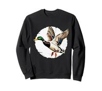 Vintage Mallard Duck Hunting Crewneck Men Waterfowl Gifts Sweatshirt