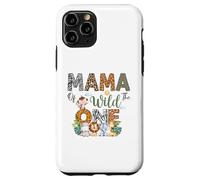 Vintage Mama Of The Wild One 1St Birthday Kids Safari Jungle Case for iPhone 11 Pro