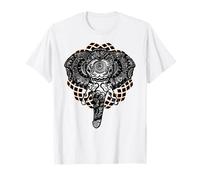 Vintage Mandala African Elephant Lover Graphic Novelty Meme T-Shirt