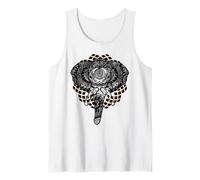 Vintage Mandala African Elephant Lover Graphic Novelty Meme Tank Top