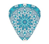 Vintage Mandala Flowers Fashion Colour Guitar Picks 12 Packï¼Œ For Acoustic Guitar Electric Guitar Ukulele