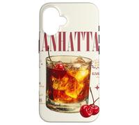 Vintage Manhattan Drink O'Clock Tropical Cocktail Case for iPhone 16