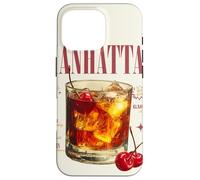Vintage Manhattan Drink O'Clock Tropical Cocktail Case for iPhone 16 Pro