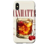 Vintage Manhattan Drink O'Clock Tropical Cocktail Case for iPhone X/XS