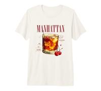 Vintage Manhattan Drink O'Clock Tropical Cocktail Premium T-Shirt