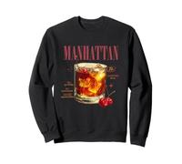 Vintage Manhattan Drink O'Clock Tropical Cocktail Sweatshirt