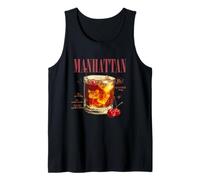 Vintage Manhattan Drink O'Clock Tropical Cocktail Tank Top