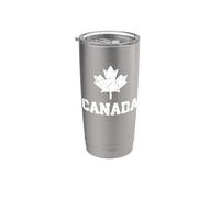 Vintage Maple Leaf Canada Flag Canadian Stainless Steel Insulated Tumbler