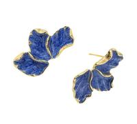 Vintage Maple Leaf Flower Earrings Inspire By Elegant Styles Featuring Oil Drip Designs Accessory for Fashionable Women, 3*1.5, Metal