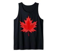 Vintage Maple Leaf Happy Canada Day July 1st Canadian Pride Tank Top