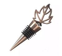 Vintage Maple Leaf Wine Stopper Beverage Bottle Stopper Corks for Keep for Reusable Plug Home Gifts Beverage Bottle Stoppers
