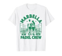 Vintage Marbella Padel Retro Spain 1974 Player Value Graphic T-Shirt, Men, White, L