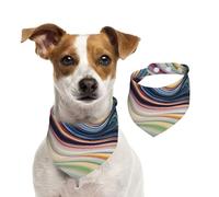 Vintage Marble Pattern Dog Bandanas,Summer Bandanas for Dogs Washable Adjustable Dog Triangle Scarf Bibs Cute Pet Bibs for Medium Large Dogs Puppy and Cats Small