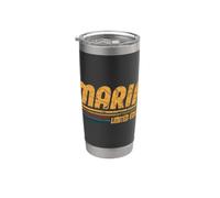 Vintage Maria First Name Retro Groovy Personal Maria Women Stainless Steel Insulated Tumbler