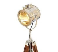 vintage Marine Floor Lamp, Nautical Spotlight Studio Light Tripod Floor Lamps Search light