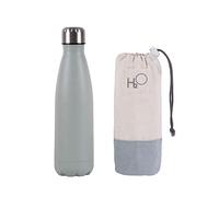 Vintage Marque Premium Travel Hydration Bottle: 500ml Stainless Steel Double Walled Water Bottle with Insulated Leakproof Bag Cover - Teal