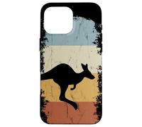 Vintage Marsupial Retro Jumping Kangaroo Silhouette Case for iPhone 16 Pro Max