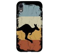 Vintage Marsupial Retro Jumping Kangaroo Silhouette Case for iPhone XR