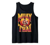 Vintage Martial Arts Kickboxing Muay Thai Fighter Tank Top