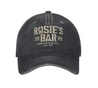 Vintage Mash The of 4077th Rosie's Bar Baseball Cap Casual Distressed Washed TV Series Sun Cap Men Women Outdoor Running Adjustable Hat Cotton,for All Seasons