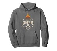 Vintage MASTER OF CAMPFIRE Summer Camp Director My Counselor Pullover Hoodie