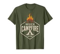 Vintage Master of Campfire Summer Camp Director My Counselor T-Shirt