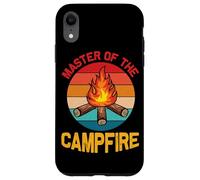 Vintage Master Of The Campfire Tent Camper Camping Camp Case for iPhone XR