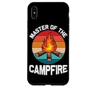 Vintage Master Of The Campfire Tent Camper Camping Camp Case for iPhone XS Max