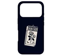 Vintage Matches & Rose Matchbox Retro 20 Matches Moon Art Case for iPhone 17 Pro