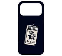 Vintage Matches & Rose Matchbox Retro 20 Matches Moon Art Case for iPhone 17 Pro Max