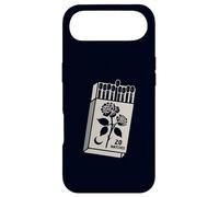 Vintage Matches & Rose Matchbox Retro 20 Matches Moon Art Case for iPhone Air