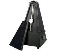 Vintage Mechanical Metronome Universal Wood Tower Timer For Guitar Violin For Musical Instrument(Black)