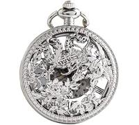 Vintage Mechanical Pocket Watch Roman Numeral Clock Pocket Watch Chinese Style Decorative Pocket Watch,A