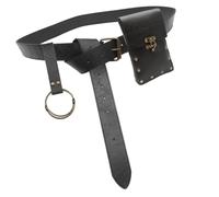 Vintage Medieval Faux Leather Belt Pouches Purse Middle Ages Portable Coin Purse Belt Pouches LARP Renaissances Costumes