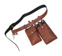 Vintage Medieval Leather Waist Bag with Leather Belt Medieval Waist Phone Bag for Men Women Halloween Adjustable Belt Purse, Yellowish Brown, standard size, Mass beauty